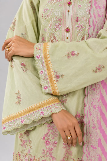 3-Piece - Embroidered Lawn Suit