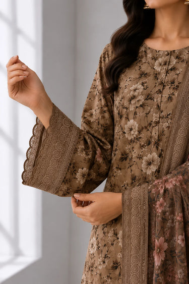 3-PIECE - PRINTED LAWN SUIT