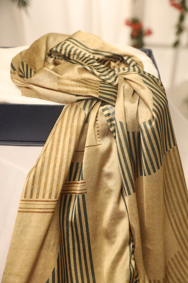 Silk Printed Stole - Prime Point Store