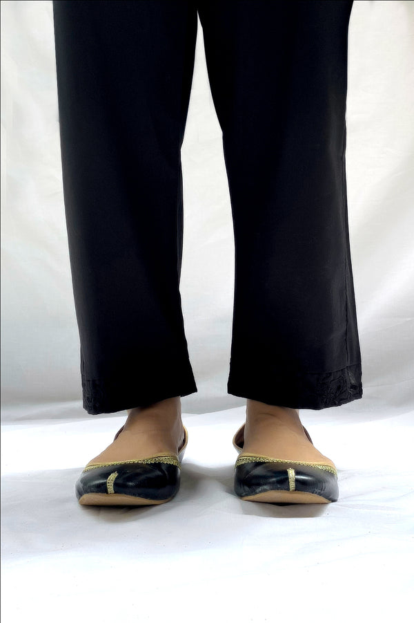 Embroidered Straight Pants - Prime Point Store