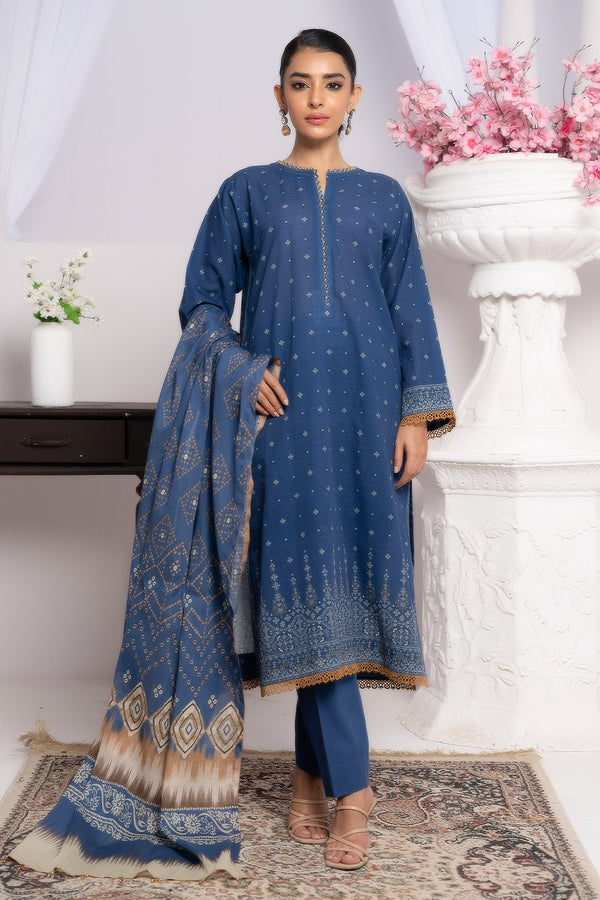 1 Pc Khaddar Unstitched Suit - Prime Point Store