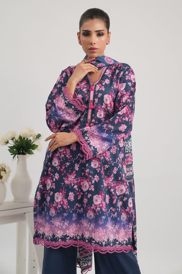 3 Piece - Printed Lawn Suit