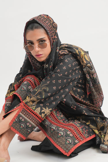 3 Piece - Printed Lawn Suit