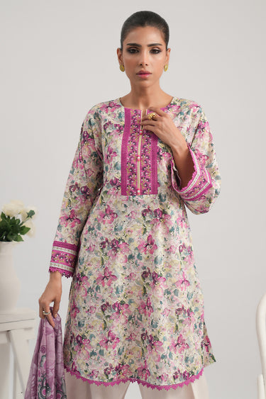3 Piece - Printed Lawn Suit