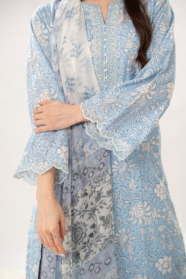 3 Piece - Embroidered Lawn Suit