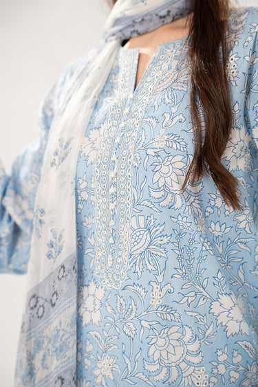 3 Piece - Embroidered Lawn Suit