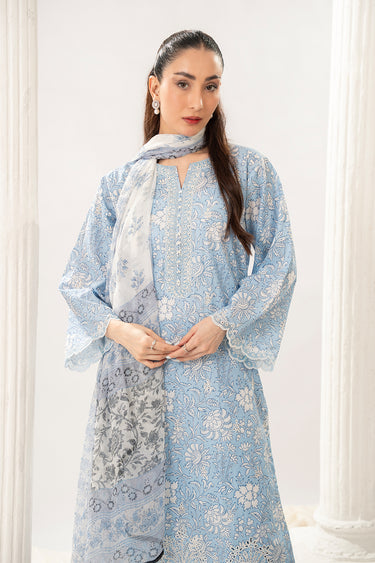 3 Piece - Embroidered Lawn Suit