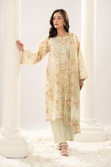 3 Piece - Printed Lawn Suit