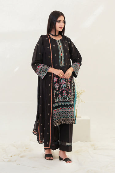 3 Piece - Embroidered Lawn Suit