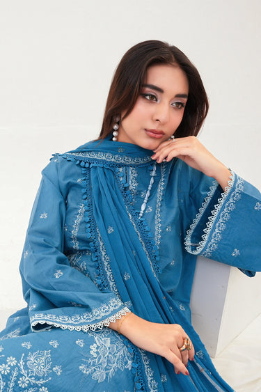 3 Piece - Embroidered Lawn Suit