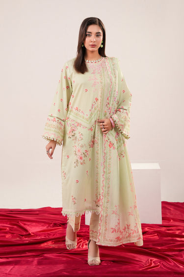 3 Piece - Printed Lawn Suit