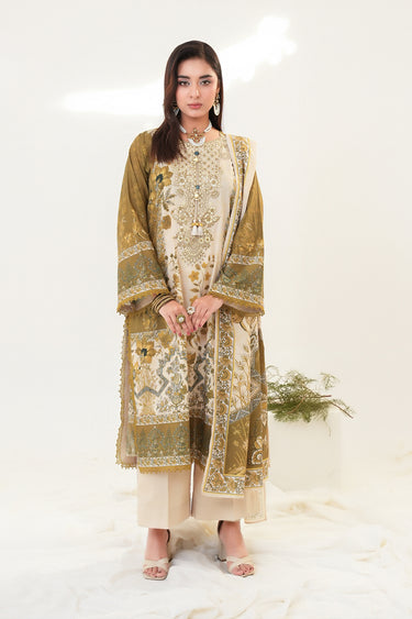 3 Piece - Embroidered Lawn Suit