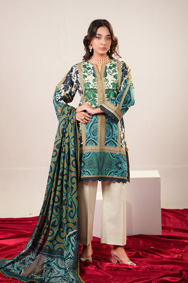 3 Piece - Printed Lawn Suit