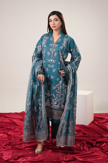 3 Piece - Printed Lawn Suit