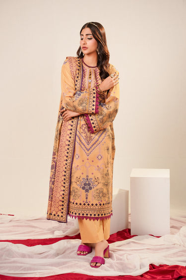 3 Piece - Printed Lawn Suit