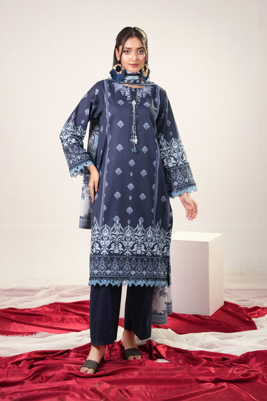 3 Piece - Printed Lawn Suit