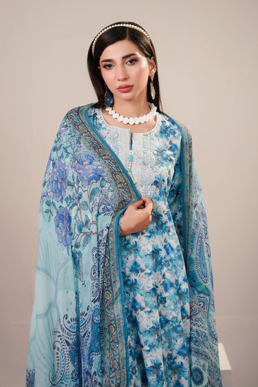 3 Piece - Embroidered Lawn Suit