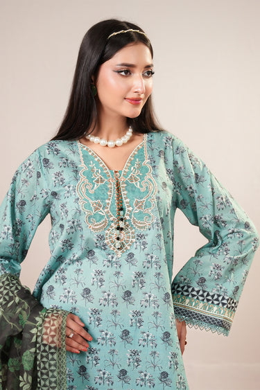 3 Piece - Embroidered Lawn Suit