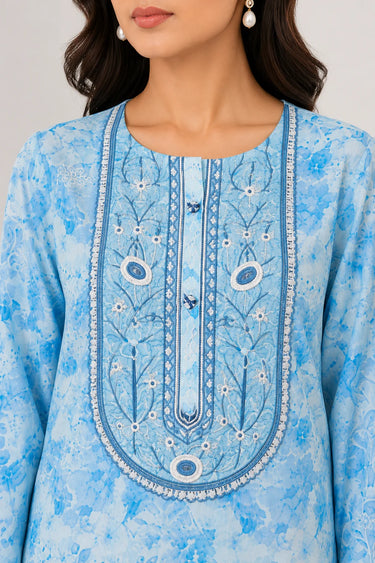 3 Piece - Embroidered Lawn Suit
