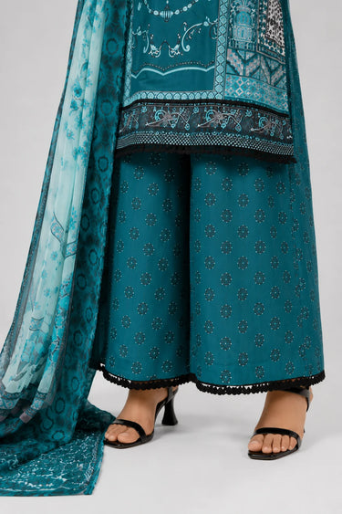 3 Piece - Printed Lawn Suit