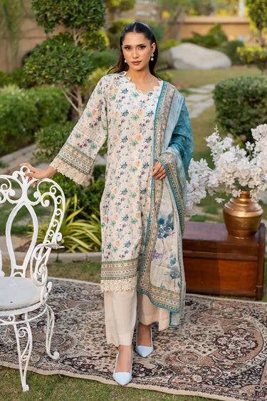 3 Piece - Printed Lawn Suit