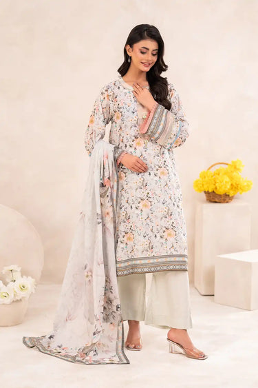 3 Piece - Printed Lawn Suit