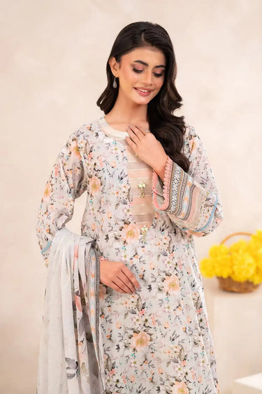 3 Piece - Printed Lawn Suit