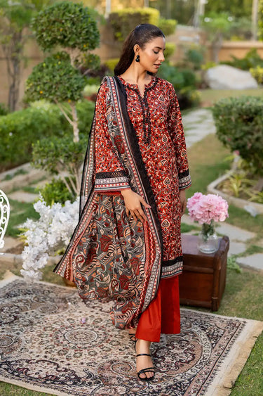 3 Piece - Printed Lawn Suit