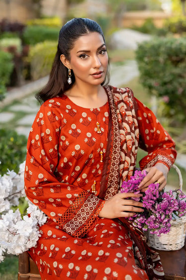 3 Piece - Printed Lawn Suit