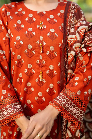 3 Piece - Printed Lawn Suit