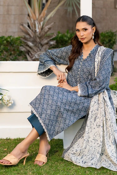 3 Piece - Printed Lawn Suit