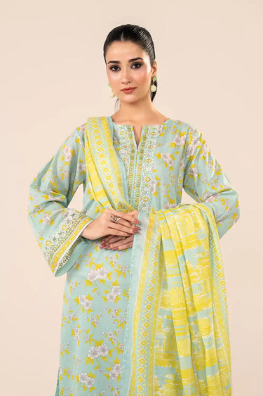 3 Piece - Embroidered Lawn Suit