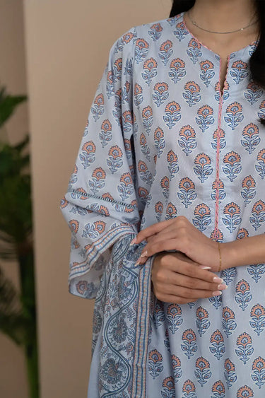 3 Piece - Printed Lawn Suit