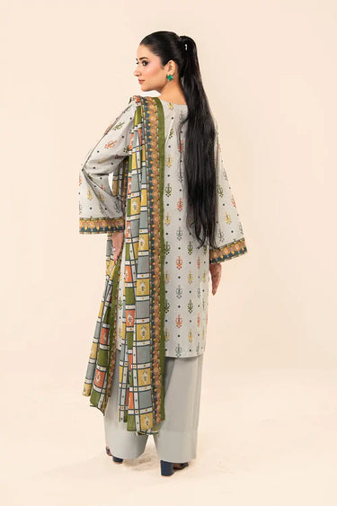 3 Piece - Printed Lawn Suit
