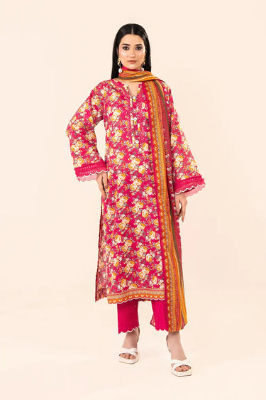 3 Piece - Printed Lawn Suit