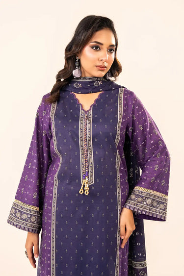 3 Piece - Printed Lawn Suit