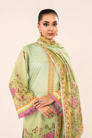3 Piece - Printed Lawn Suit