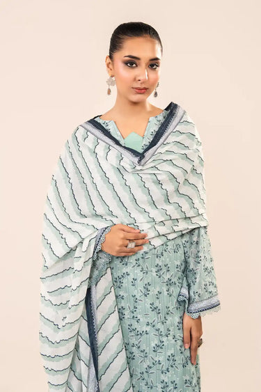 3 Piece - Printed Lawn Suit