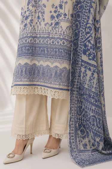 3 Piece - Printed Lawn Suit