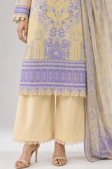 3 Piece - Printed Lawn Suit
