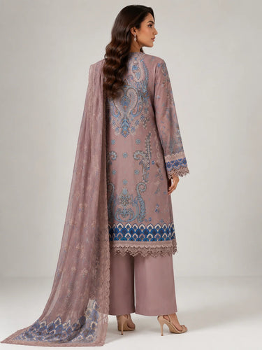 3 Piece - Printed Lawn Suit