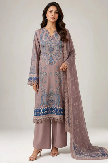 3 Piece - Printed Lawn Suit