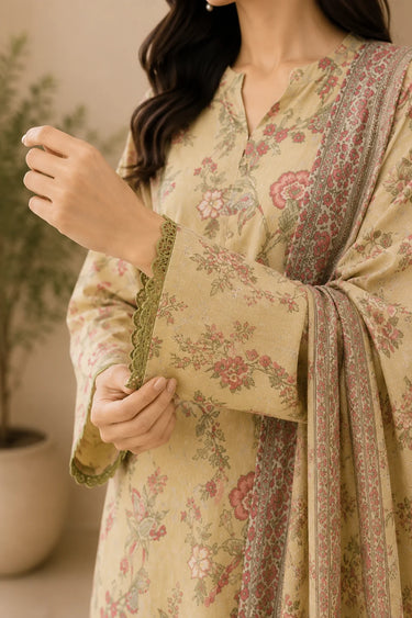 3 Piece - Printed Lawn Suit