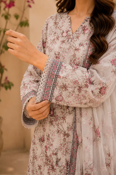 3 Piece - Printed Lawn Suit