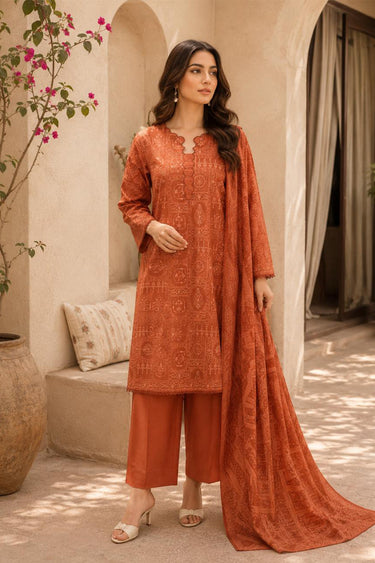 3 Piece - Printed Lawn Suit