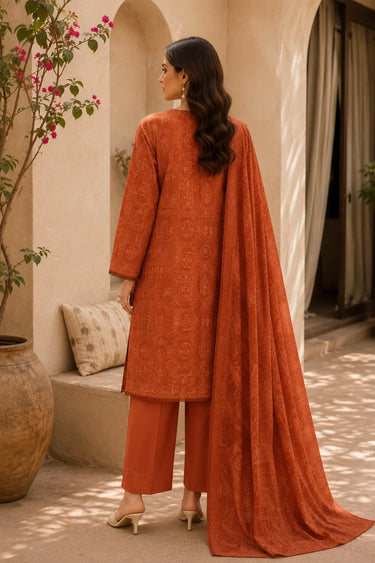 3 Piece - Printed Lawn Suit