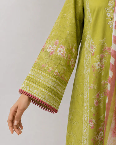 3 Piece - Embroidered Lawn Suit
