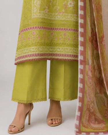 3 Piece - Embroidered Lawn Suit