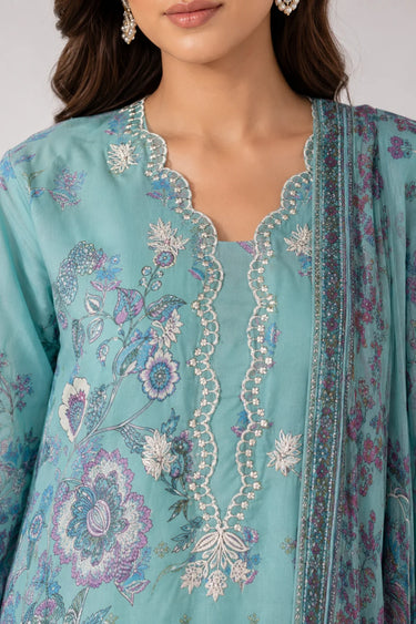 3 Piece - Embroidered Lawn Suit