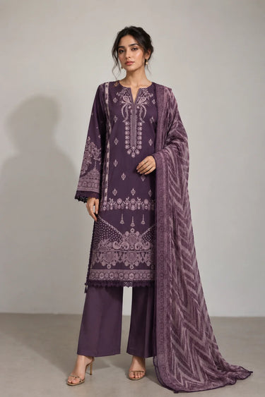 3 Piece - Printed Lawn Suit